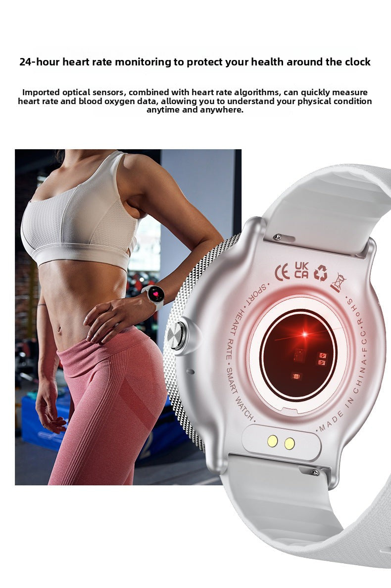 S61Smart Watch1.43inch Bluetooth call heart rate pedometer sleep monitor IP68Deep Waterproof Sports