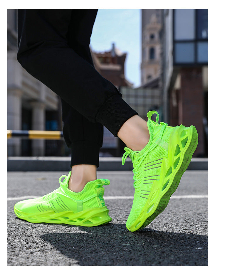 Summer Youth Coconut Shoes for Middle and High School Students, Breathable Mesh Blade Edge, Wear-resistant, Non-slip Sports Running Shoes, Casual Trendy Shoes