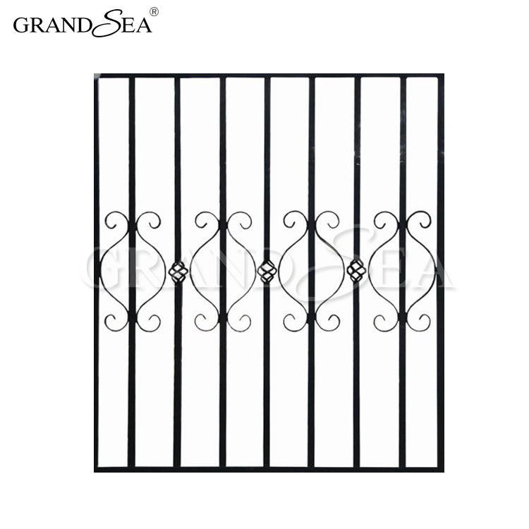 Decorative Wrought Iron Security bar Casement Window Burglar bar