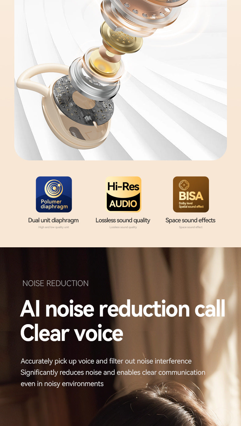 Popular M73Bluetooth headset in-ear mini digital display long battery life noise-canceling wireless Bluetooth headset for sleep