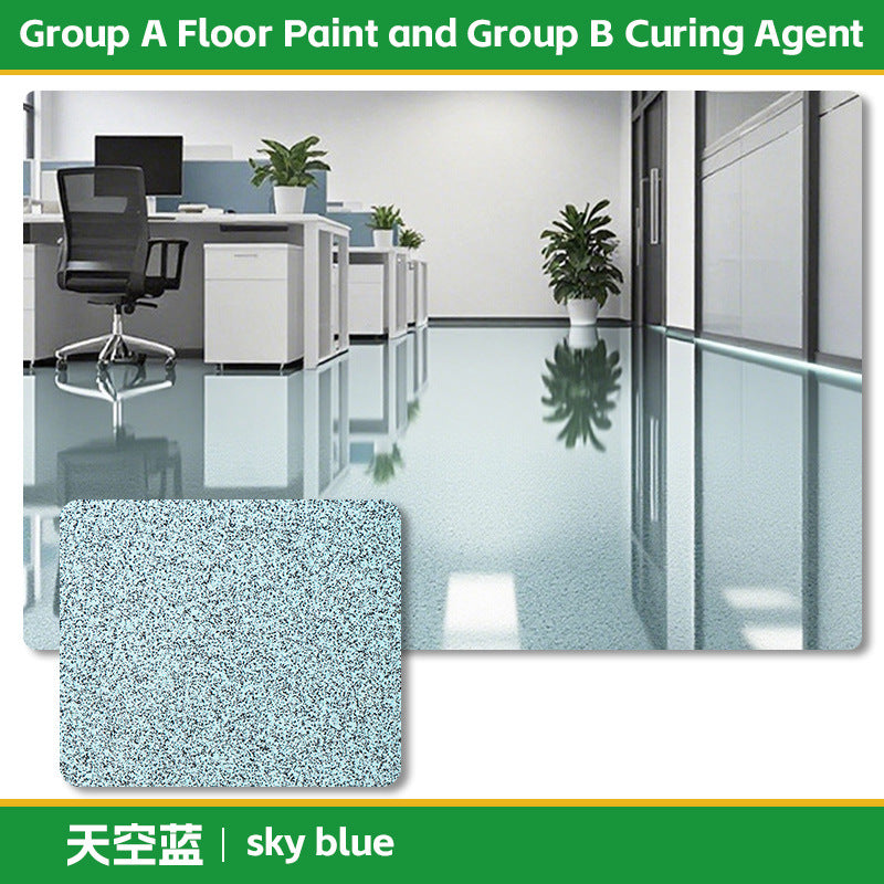 Epoxy Natural Color Sand Floor Paint Imitation Marble Self-Leveling Seamless Terrazzo Cement Tile Flooring