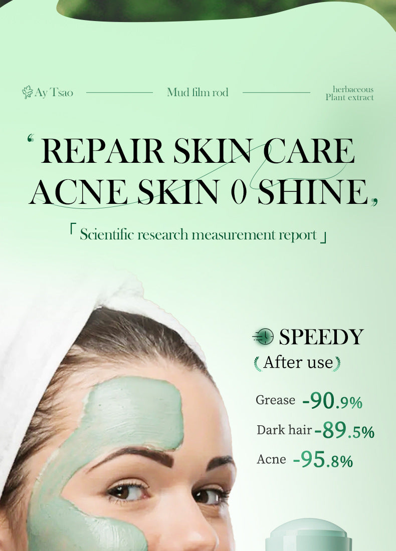 Solid Face Mask40g SADOER Vitamin C Aloe Vera Mugwort Cleansing Mud Mask  Wholesale