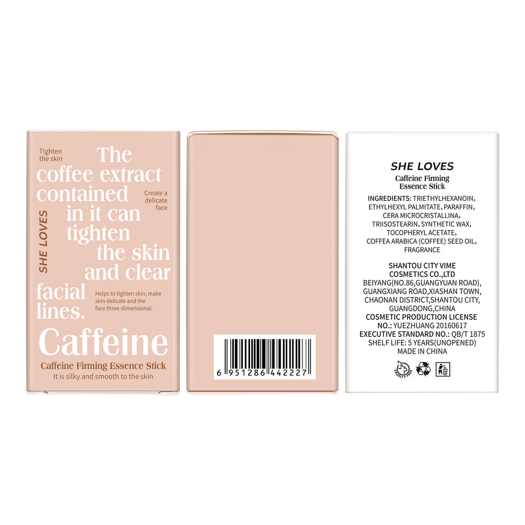 Exclusive Supply SHE LOVES Caffeine Firming Essence Stick Lifting Firming Diminishing Fine Lines Hydrating Cream