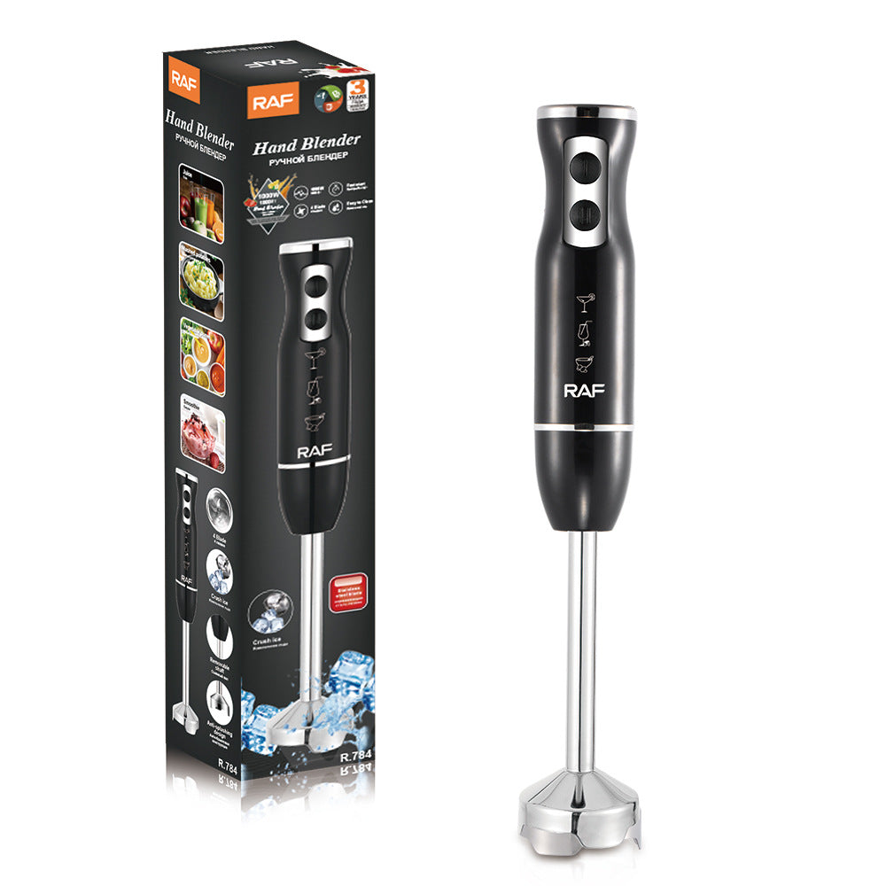 RAF EU Standard Portable Household Food Blender Handheld Electric Stainless Steel Cooking Stick Mixer784