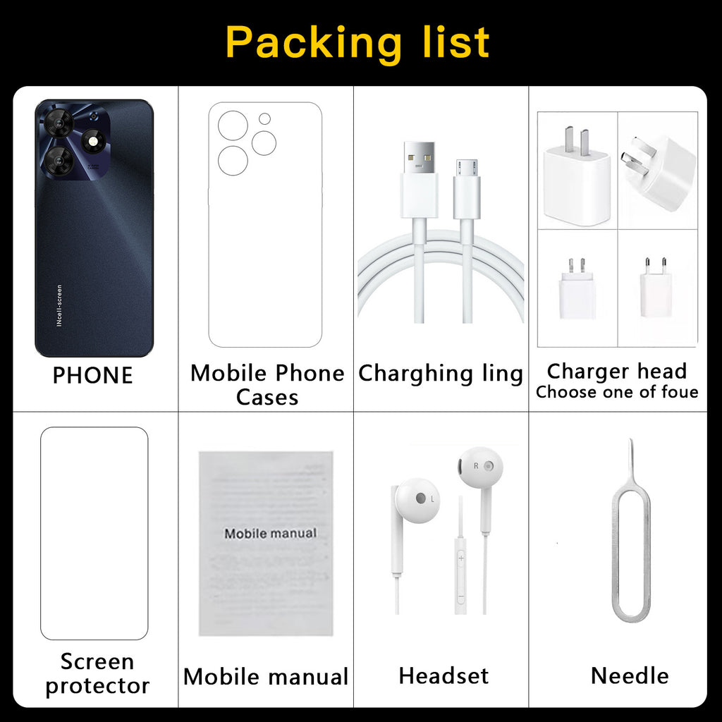 Mobile Phone Spark10 Pro 7.3Inch incell Large Screen16+1T Factory Smartphone(Popular)