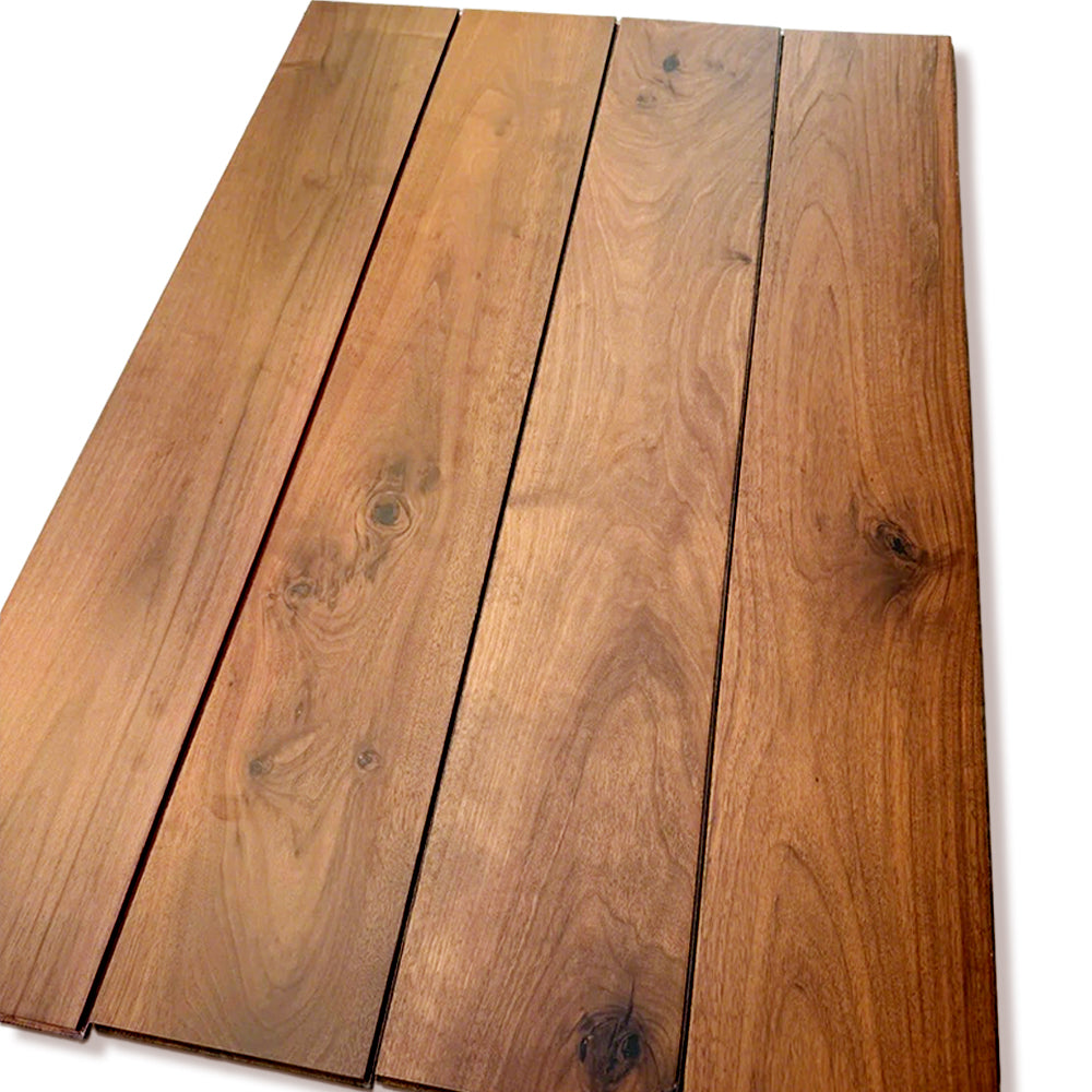 14mm Engineered Black Walnut Wood Flooring | Multi-ply Structure Waterproof & Anti-Slip | Customizable for Park Outdoor Projects