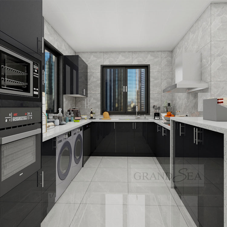 Ready to Assemble Modern Kitchen Cabinets Furniture Aluminium Cabinet Kitchen 4g