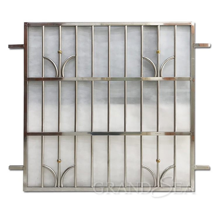 Factory Price Steel Burglar Bars Aluminium windows Security Iron Window Grill Net Design