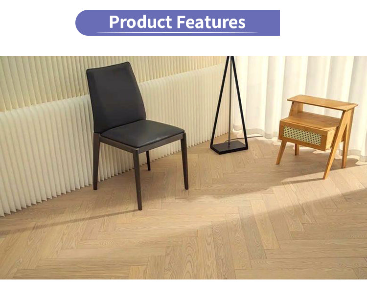 Engineered Ash Hardwood Flooring Custom Natural Wood Floor UV Oil Finish Traditional Design Waterproof Anti-Slip Outdoor Use