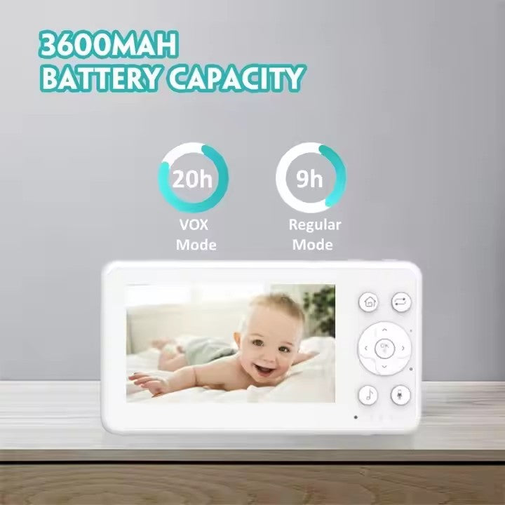 New High Definition Night Vision Graffiti WIFI Baby Monitor4.5Large Screen Multi-Functional Surveillance Camera
