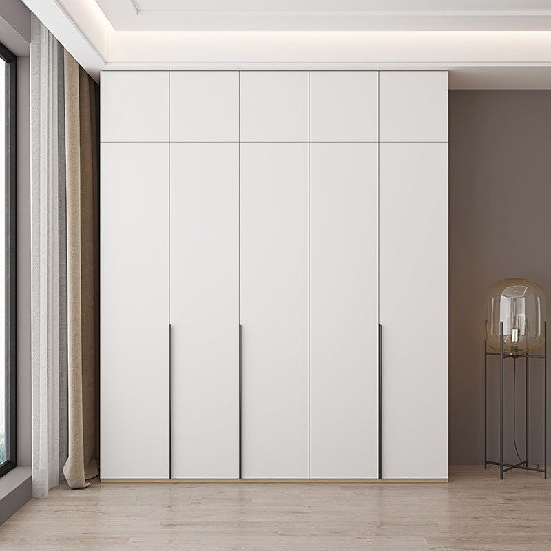Wardrobe for Home Bedroom Modern Simple Double Door Economical Storage Cabinet for Rental Small Apartment Children's Wardrobe