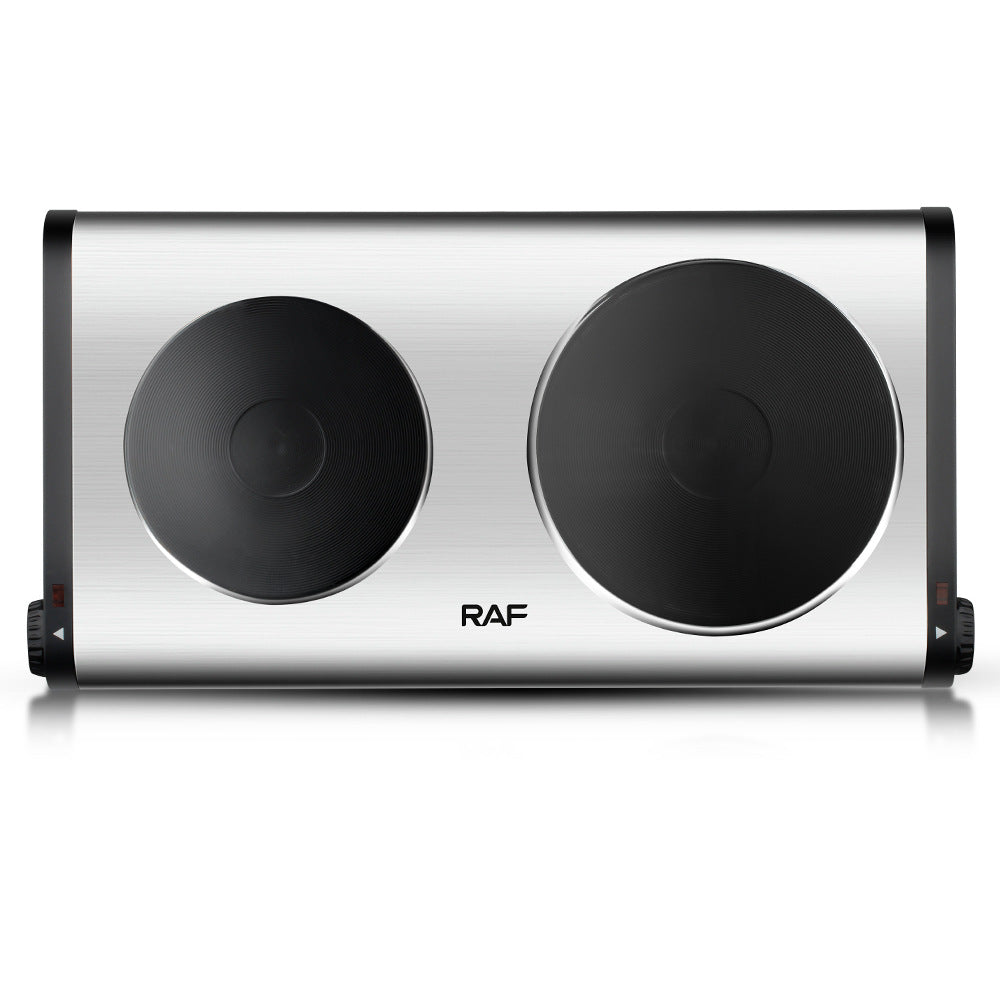 RAF European Standard Electric Stove Household Closed Electric Stove Insulation Double Burner Constant Temperature Universal Electric Stove R8014