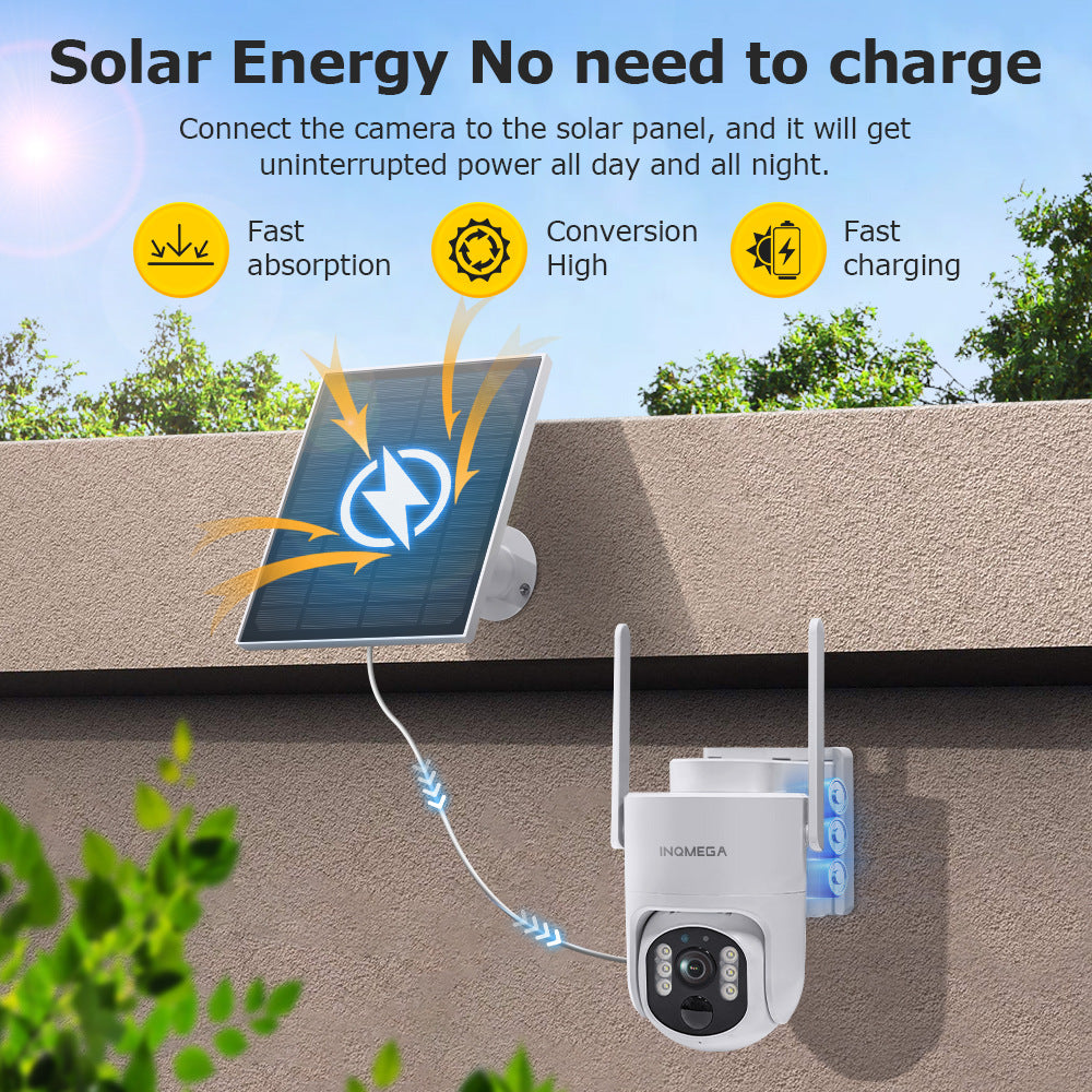 Exclusive Supply4G Solar-powered Camera300Wan HD Full Color Night Vision Outdoor Low Power Battery Camera