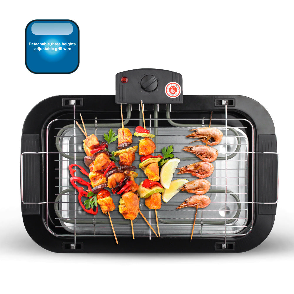 Home Electric Grill Outdoor BBQ Barbecue plate Hot-selling Gathering Electric Grill Pan Multifunctional Small Home Appliance Barbecue Grill