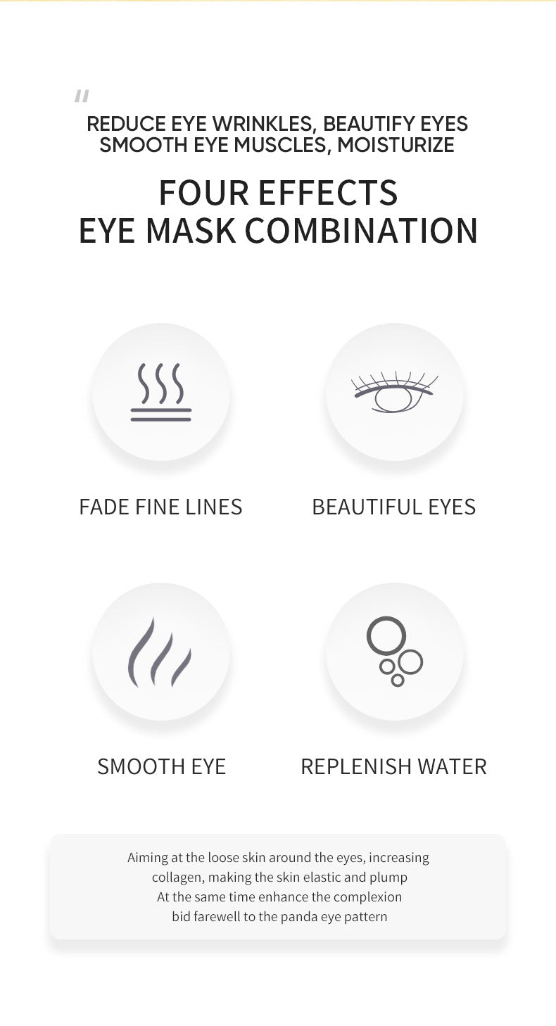 Eye Mask ZOZU Golden Avocado Moisturizing and Hydrating   foreign trade skincare products live wholesale