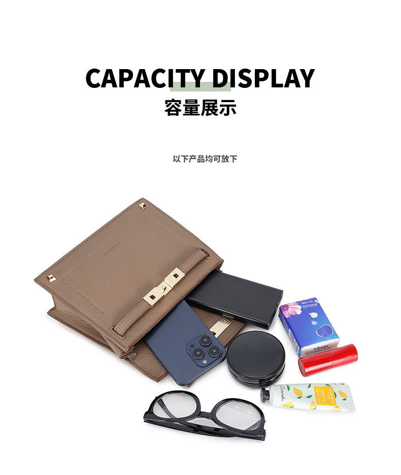 Original Design2024Autumn New Niche Versatile Crossbody Women's Textured Fashion Trendy Shoulder Bag