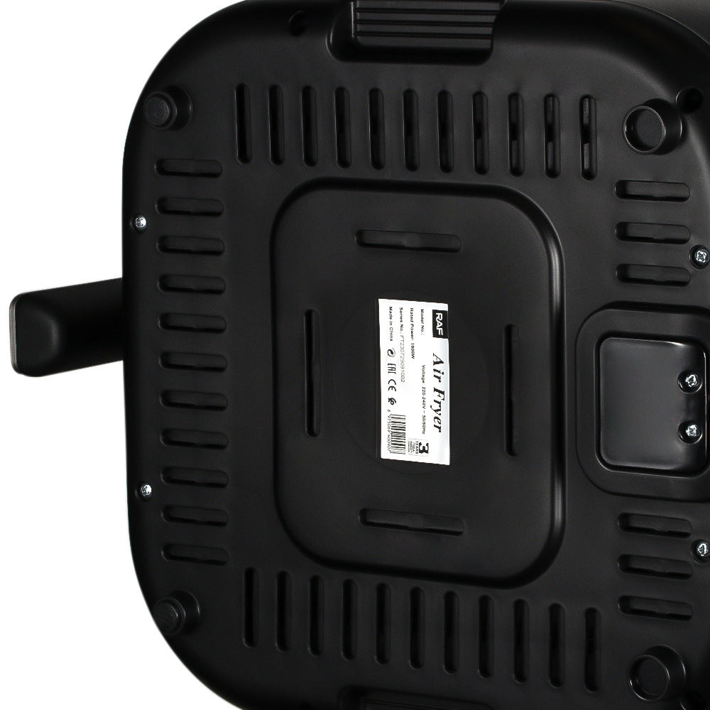 RAF European Standard Air Fryer Large Capacity Multi-Functional Smart Household Digital Display Electric Fryer6.5L No Lampblack