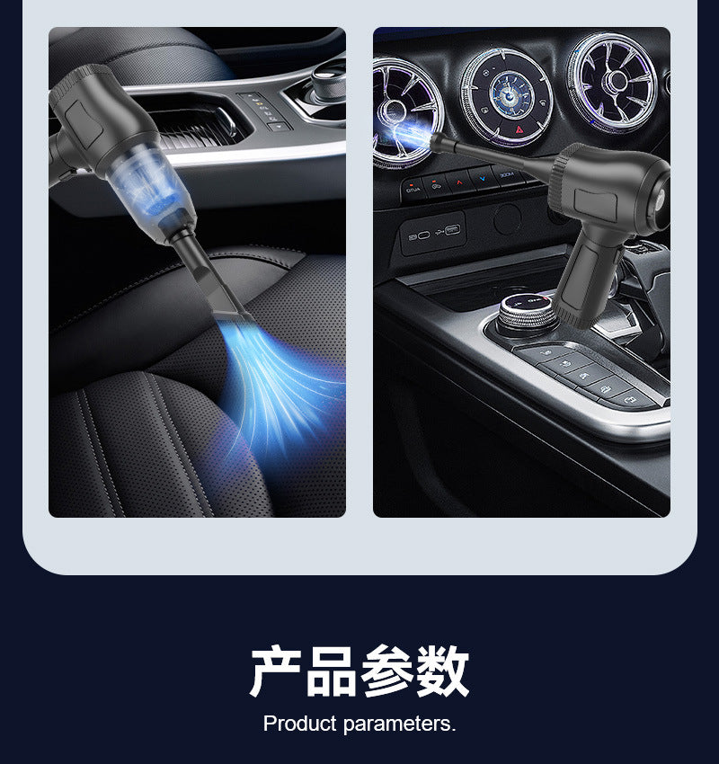 Private Model Wireless Car Vacuum Cleaner Multi-Functional High Suction Household Dust Blower Portable Handheld Vacuum Cleaner