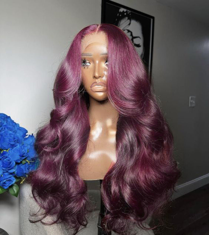 Highlight Ombre Lace Front Wig 13x6 Wavy Lace Glueless Wig