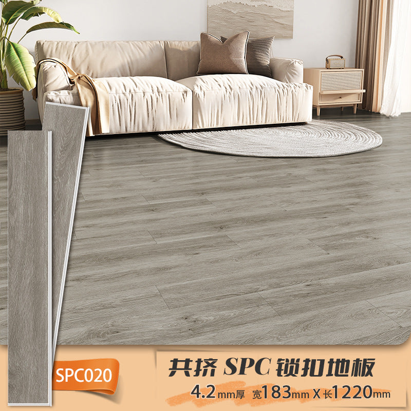 Anti-Slip Waterproof Fireproof Locking Eco-Friendly Flooring Commercial Project spc Stone Plastic Locking Type PVC Stone Crystal Flooring