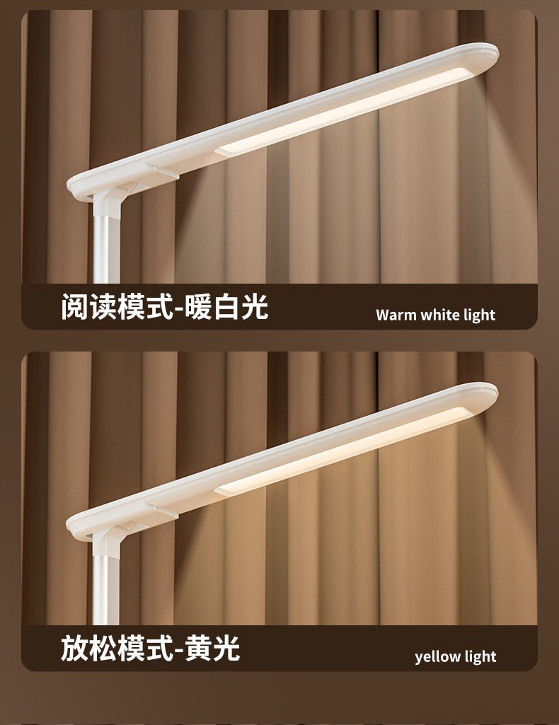 Factory Wholesale LED Smart Folding Desk Lamp Three Color Temperature Mobile Phone Wireless Charging Lighting Lamp Reading Eye Protection Lamp