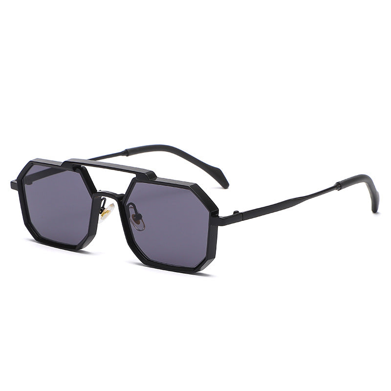 New European and American Steampunk Style Sunglasses for Men, Polygonal Small Frame Sunglasses for Women, Trendy sunglasses Wholesale