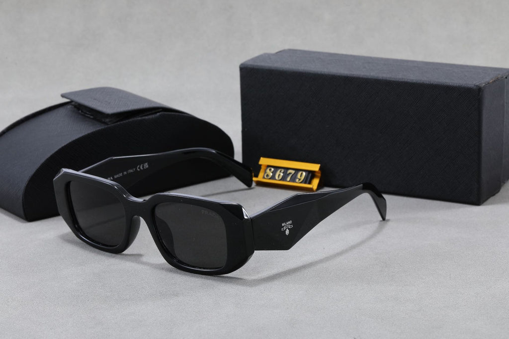 New P Home Sunglasses Europe and America ins Fashion Trade Sunglasses Cat Eye Small Frame Retro High-end Feel2660Same Style