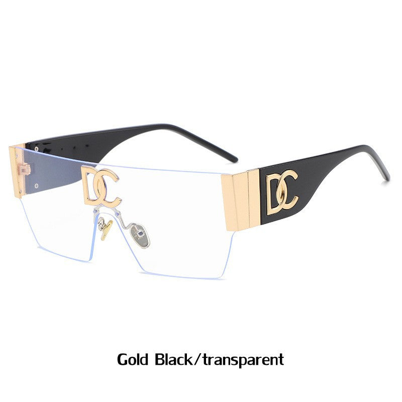 New Outdoor Cycling Sunglasses for Women, High-End Integrated Windproof Frameless Sports Sunglasses