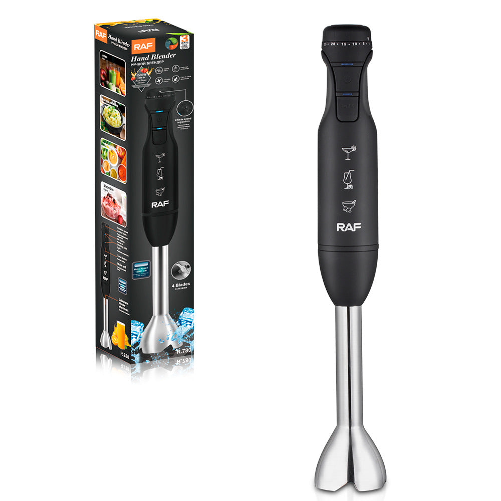 RAF EU Standard Portable Household Food Blender Handheld Electric Stainless Steel Cooking Stick Mixer780