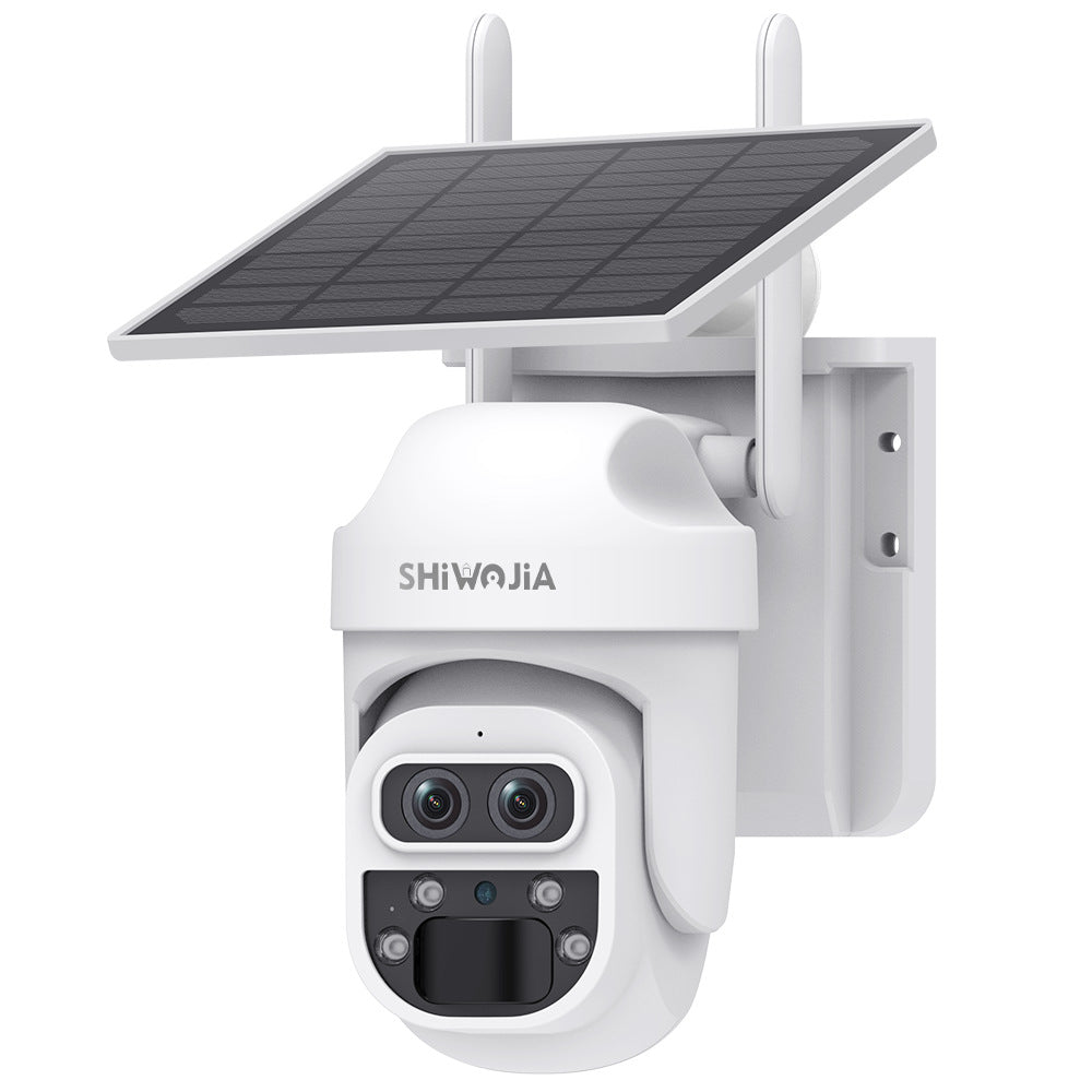 4G Dual Lens Solar Powered Ball Gun12X Zoom Camera Surveillance6001000 Megapixel HD Direct from Manufacturer