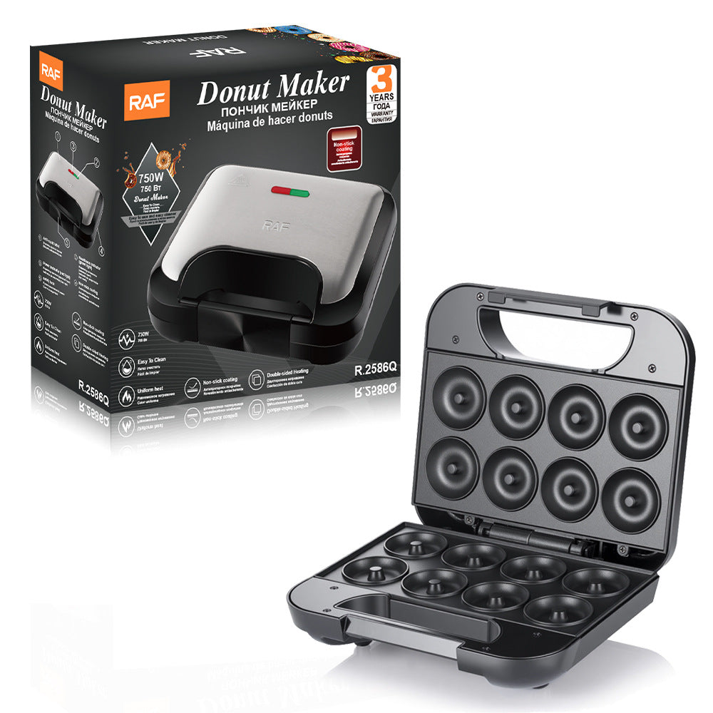 RAF European Standard Household Donut Breakfast Maker Internet Celebrity Mini Cake Round Cake Maker Light Food Maker Baking2586Q