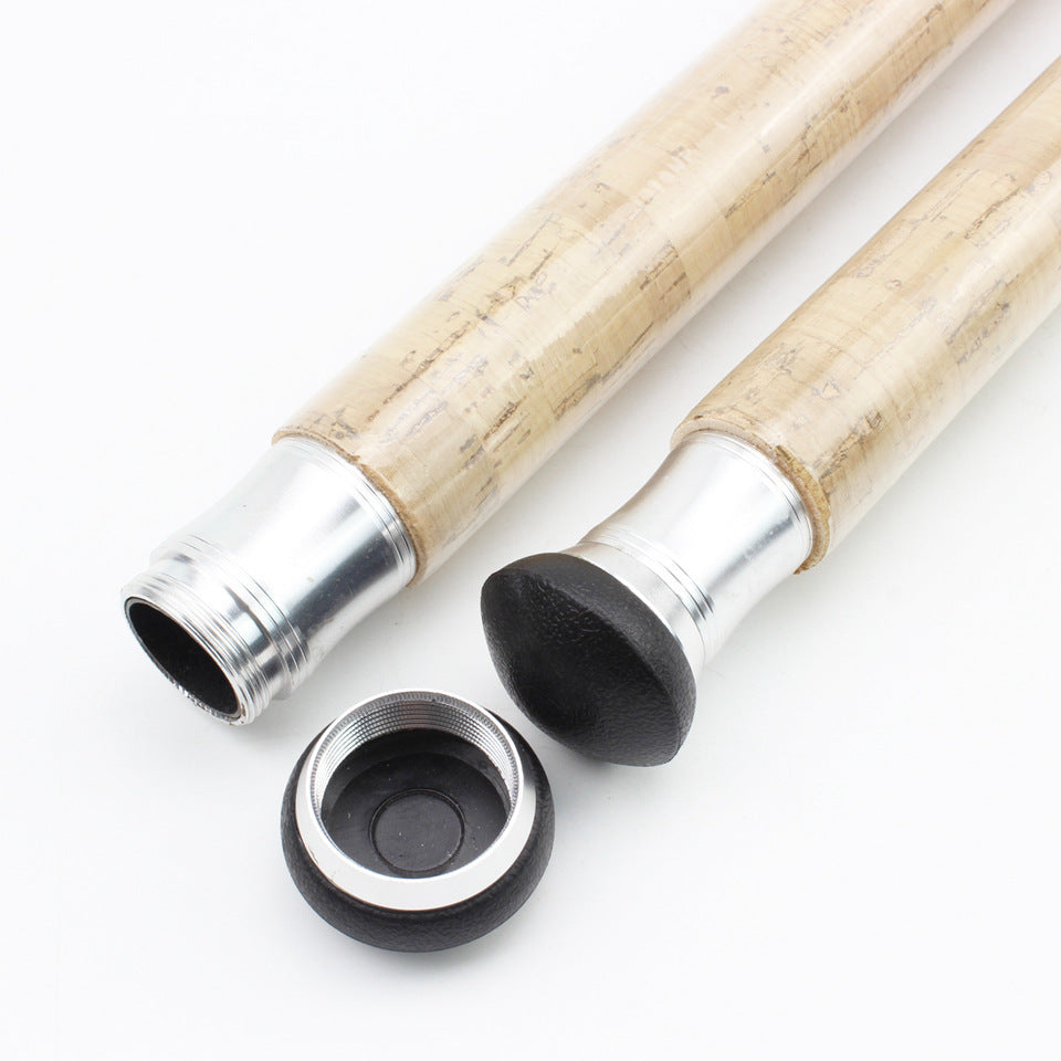 A Long Casting Telescopic Lure Rod with Long Wooden Handle, Sea Rod, Rock Fishing Rod, Carbon Fiber Carp and Bass Rod MH Tune