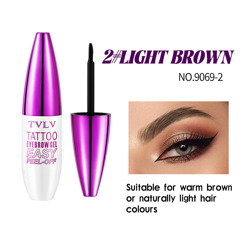 AliExpress Peel-off Eyebrow Cream Film-forming Peel-off Type Long-lasting Waterproof Sweat-proof Eyebrow Cream Packaging Makeup