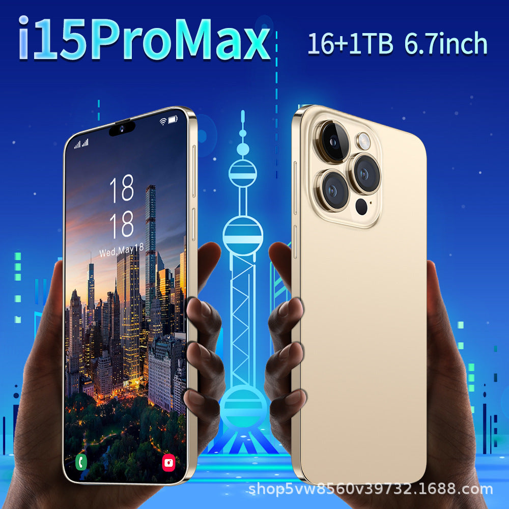 Smartphone i15 ProMAX 16+1T Large Memory In Stock New Source Factory Digital Price