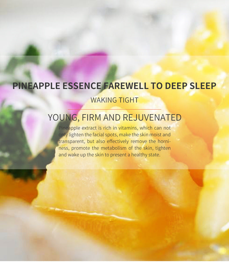 Cross-border Pineapple Face Mask25g  BIOAOUA Red Pomegranate Moisturizing Mask Cross-Border Foreign Trade Manufacturer Skincare Wholesale
