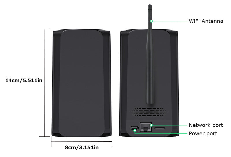 Private Model Wireless WiFi Repeater Solar Camera Combination Set HD Full Color Battery Camera