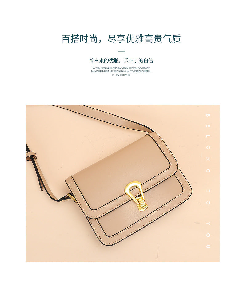New Autumn Winter Women Underarm Simple Small Square Bag Versatile Textured Fashion Crossbody Shoulder Bag Women Bag Source Factory