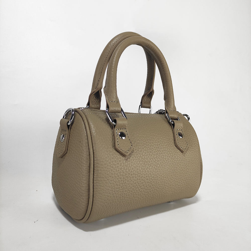 High-end texture genuine leather Boston pillow bag for women2025New Top Layer Cowhide Handbag and Crossbody Bag from Shiling