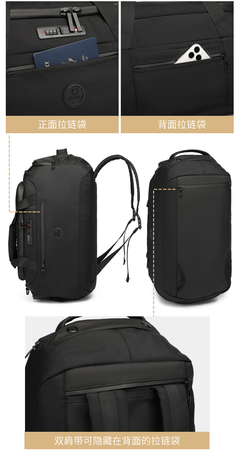 Dry Wet Separation Travel Gym Bag Men Large Capacity Handheld Shoulder Bag Multifunctional Sports Outdoor Travel Bag