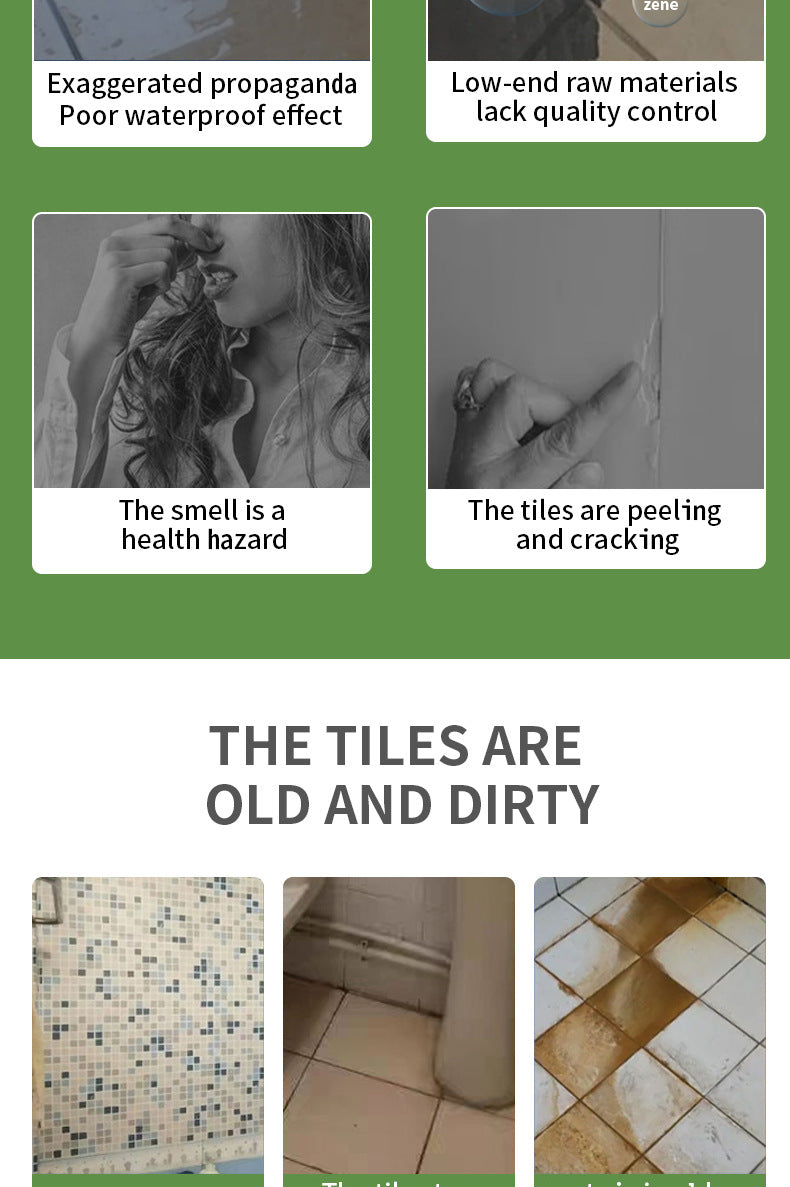 Xiyin Water-Based Tile Paint Bathroom Floor Tile Renovation Paint Special Paint Wear-Resistant Glass Color-Changing Paint Tile Paint