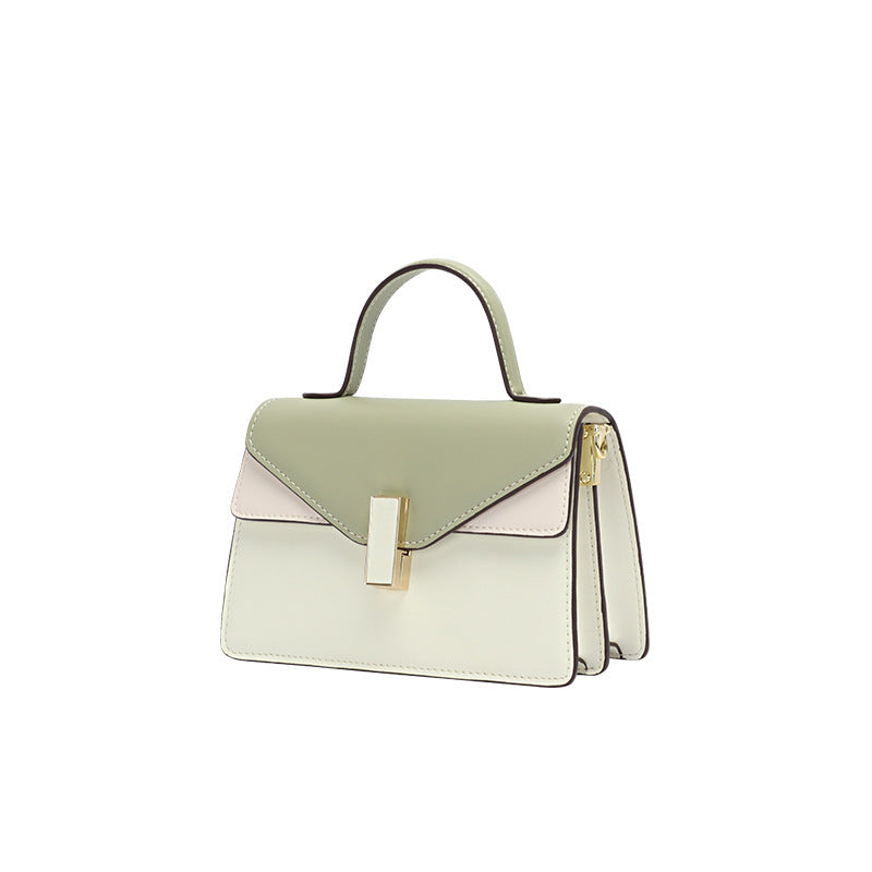 Factory Fashion Color-Block Crossbody Women's Bag Niche Versatile Handbag Elegant Small Square Bag Daily Commute Bag