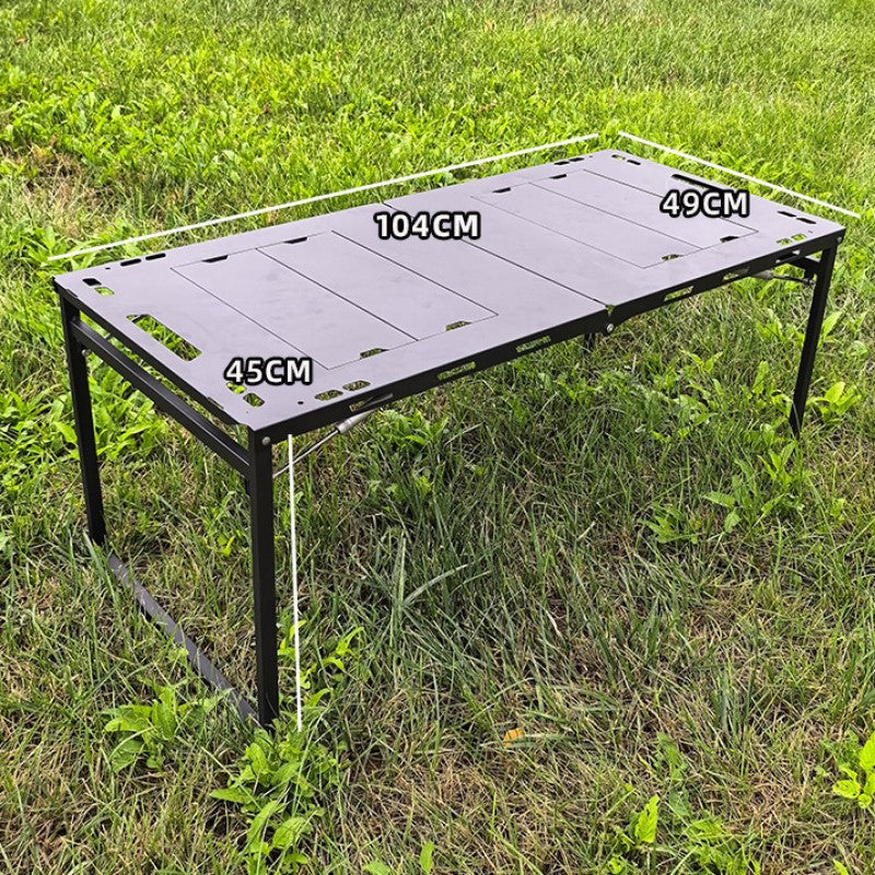 IGT Tactical Table Folding Table Camping Table Outdoor BBQ Hydraulic Rod Table Semi-Automatic Table Integrated Multi-Function Table