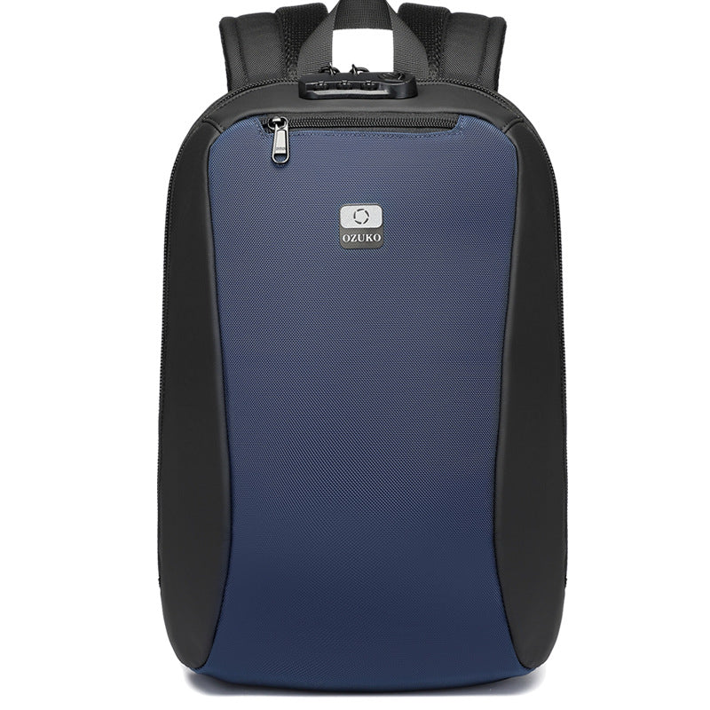 ozuko New Business Backpack Commuting Fashion Student School Bag Casual Waterproof Computer Backpack backpack