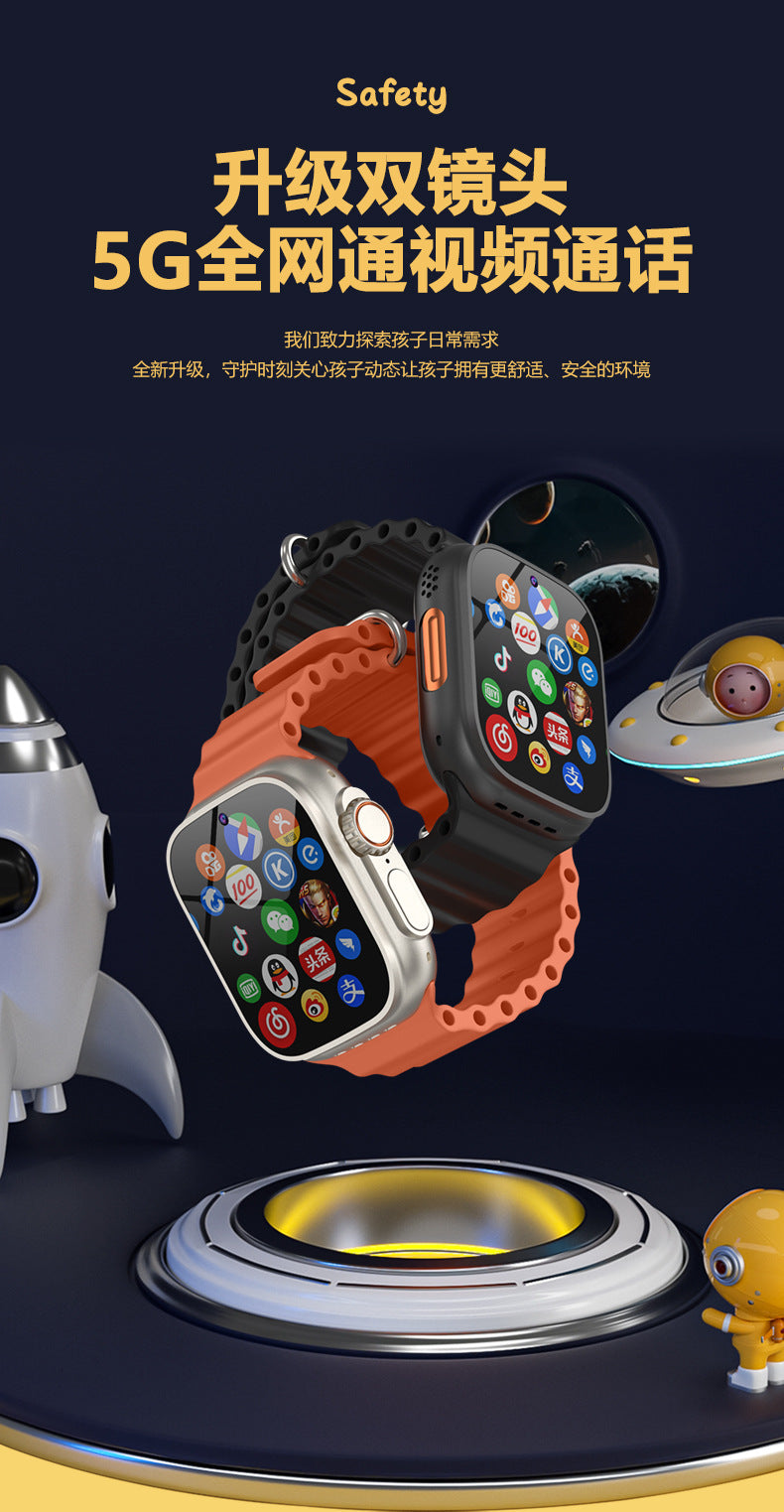 GS37Smart Watch5G Plug-in Card Full Netcom Google Store APP Download Front and Rear Dual Camera Video Shooting