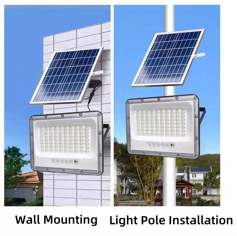 Solar Flood Light Intelligent Automatic Lighting in the Dark Super Bright Waterproof Outdoor Garden Split Solar Lamp
