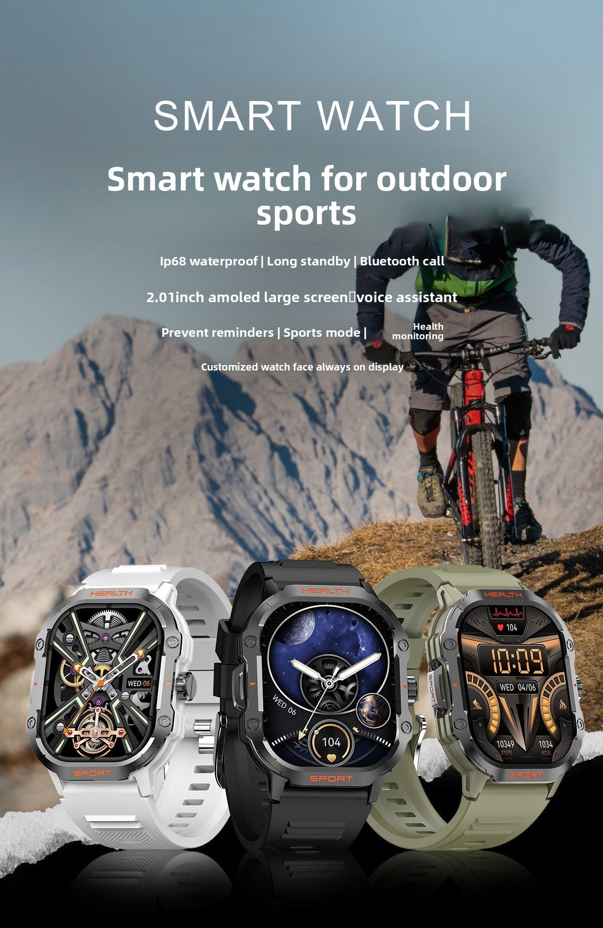 New HK24Smart watch multi-dial switching rotary button NFC Payment amled Large Screen Factory