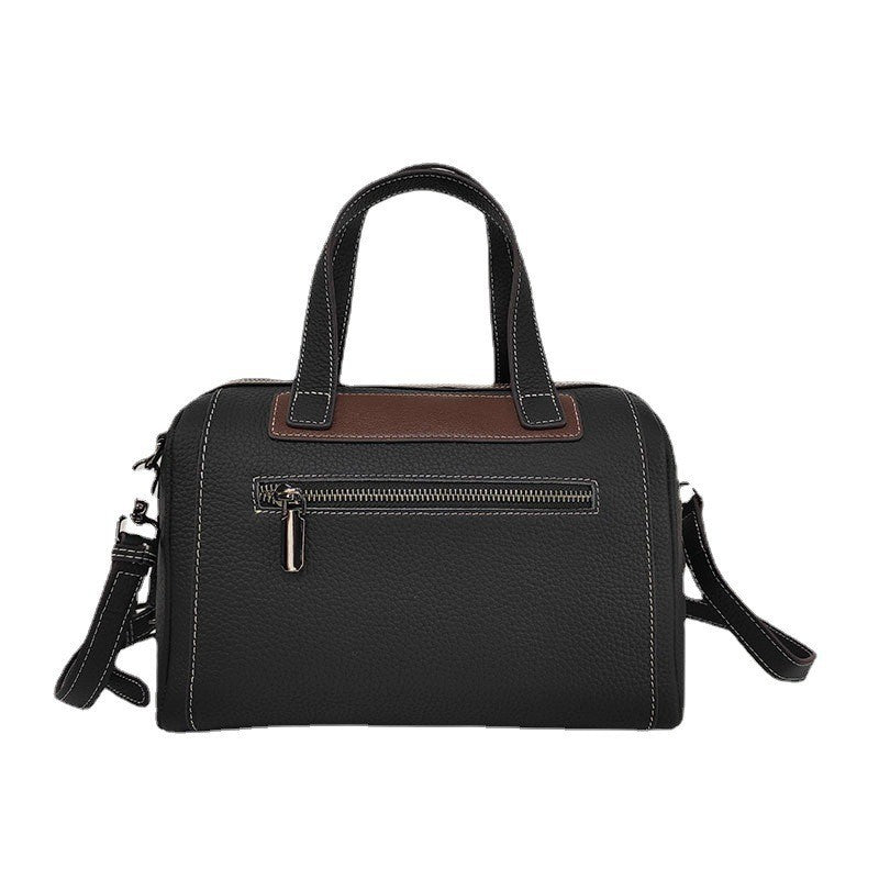 Boston Crossbody Pillow Bag Privacy Protection Fingerprint Unlock Genuine Leather Handbag Commuter Women's Bag Crossbody Bag