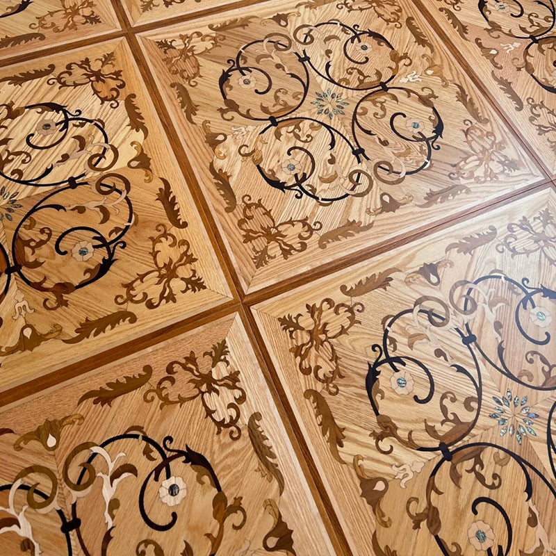 Custom High-End Interiors Engineered Wood Flooring Solid Hardwood B1 Fireproof ENF Certified for Luxury Living Room Outdoor Park