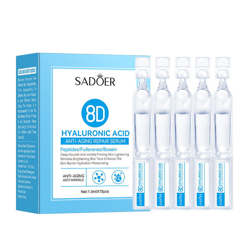 Hyaluronic Acid Face Cream SADOER8D Anti-wrinkle Hydrating Nourishing Face Cream Moisturizing and Rejuvenating  Foreign Trade Wholesale