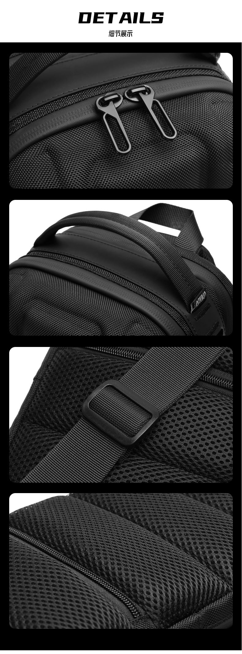 OZUKO EVA Hard Shell Chest Bag Men's Crossbody Bag Tactical Functional Waterproof Large Capacity Outdoor Cycling Bag
